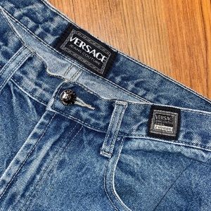 Vintage Versace Couture Denim Jeans